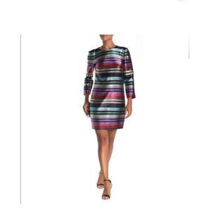 Trina Turk Striped New Years Eve Dress